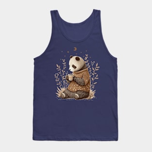 Cute Bear Coffee Lover Tank Top